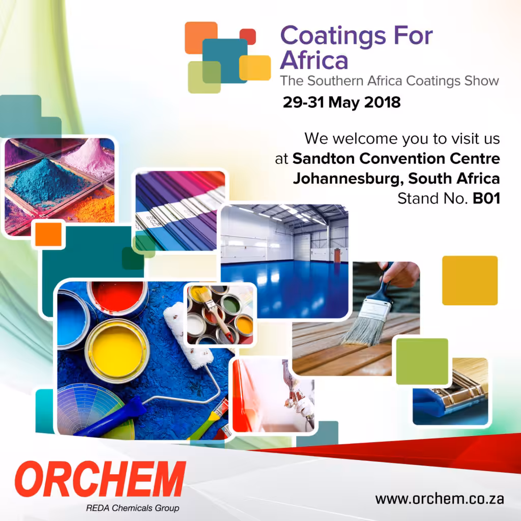 Coatings for Africa 2018 Invitation