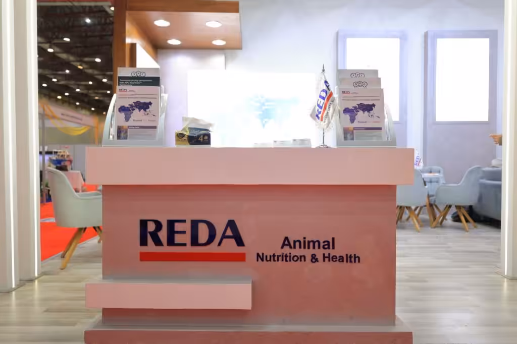 Visitors at the REDA ANH stand reception during AGRENA 2026