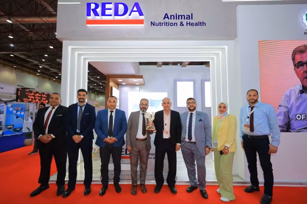 REDA ANH team and guests at the exhibition stand at AGRENA 2026